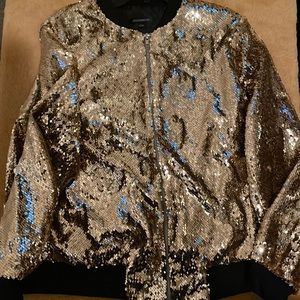 Brand new sparkling gold jacket